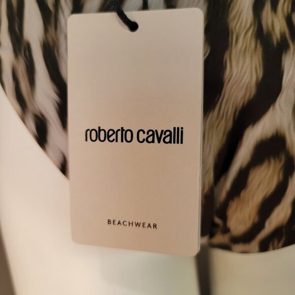 Roberto Cavalli Bikini Bottom Leopard Print Sz Medium - Picture 6 of 9